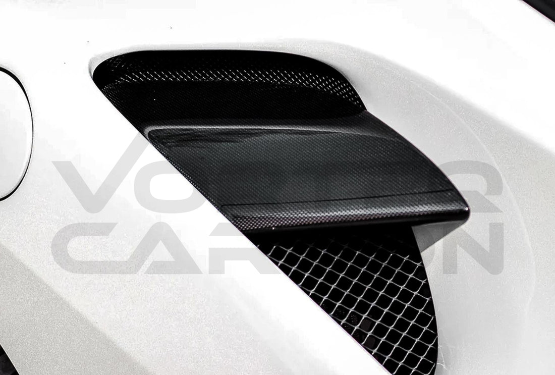 Carbon Fiber Side Air Intake Fins Ferrari 488 GTB/Spyder (2015 2020)