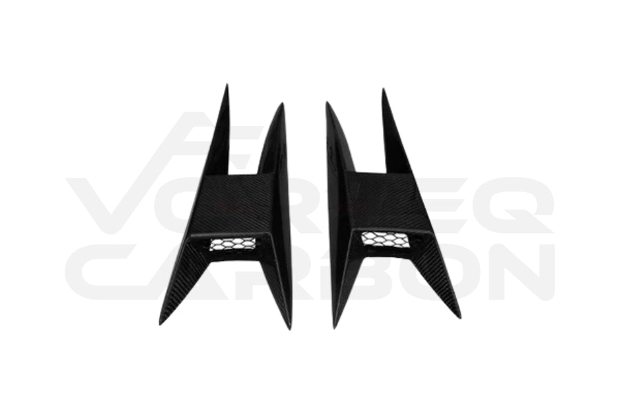 Carbon Fiber Side Skirt Extender Overlays - Lamborghini Gallardo