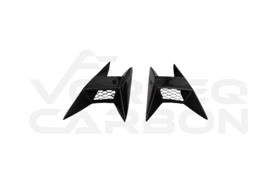 Carbon Fiber Side Skirt Extender Overlays - Lamborghini Gallardo