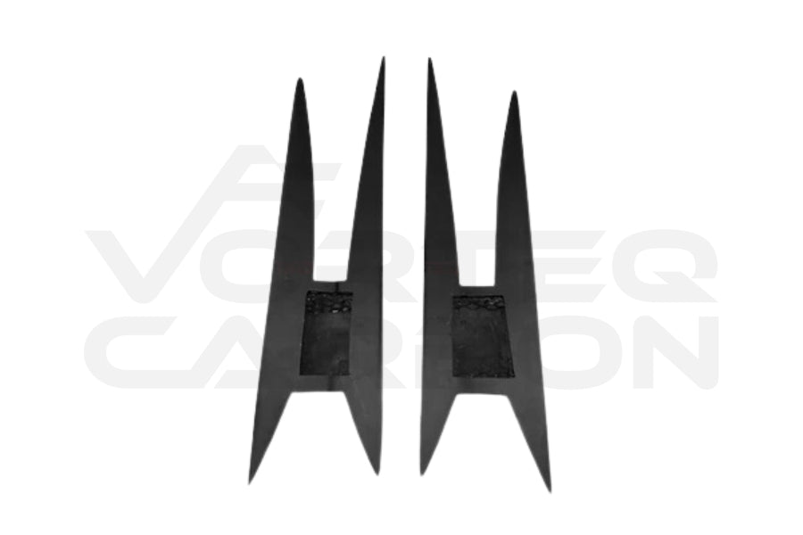 Carbon Fiber Side Skirt Extender Overlays - Lamborghini Gallardo