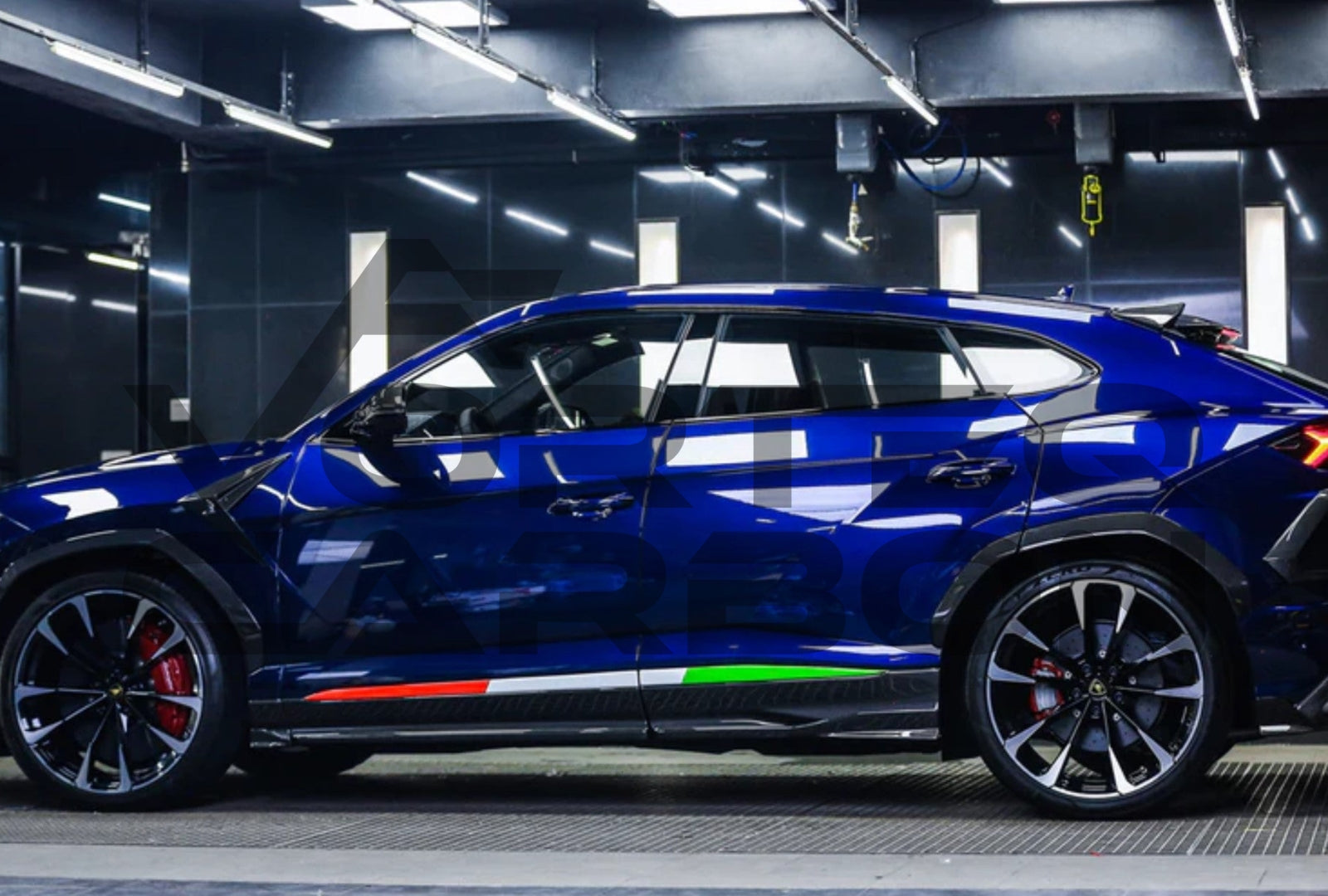 Carbon Fiber T Style Fender Flare Set (6 Pieces) Lamborghini Urus