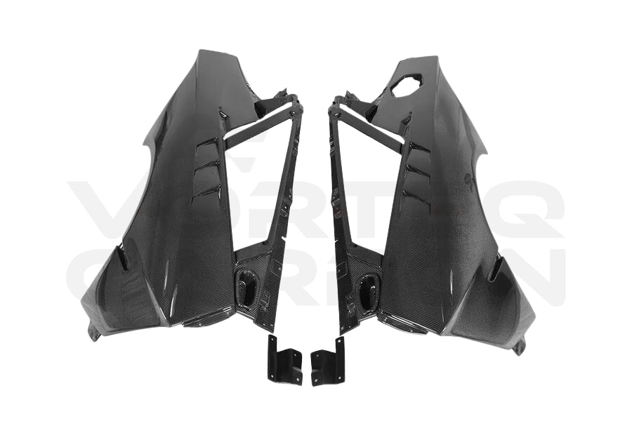 Lamborghini Aventador LP700 Coupe/Roadster BKSSII Style Carbon Fiber Rear Quarter Panels 2