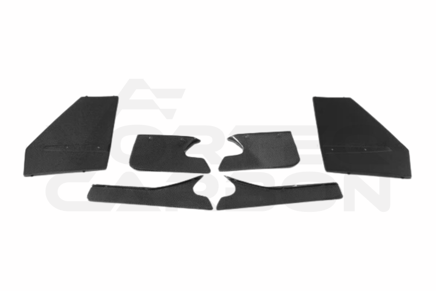 Lamborghini Aventador LP700 Coupe/Roadster L Style Carbon Fiber Rear Diffuser Under Canards 1