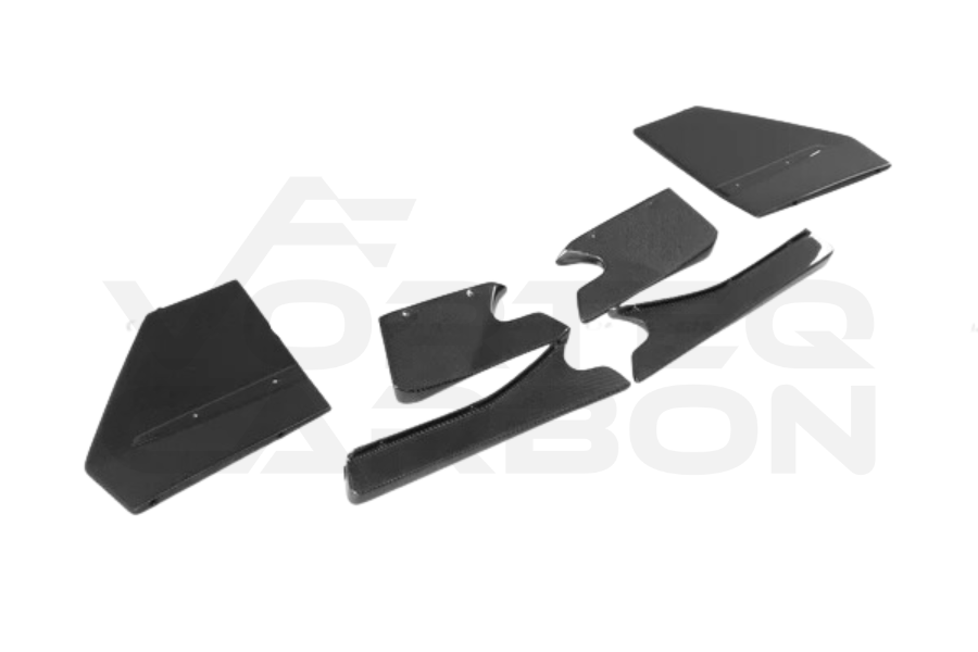 Lamborghini Aventador LP700 Coupe/Roadster L Style Carbon Fiber Rear Diffuser Under Canards 2