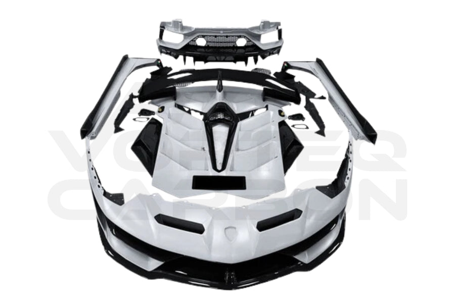 Lamborghini Aventador LP700 LP740 LP750 Coupe & Roadster SVJ Style Part DRY Carbon Fiber Aero Full Kit