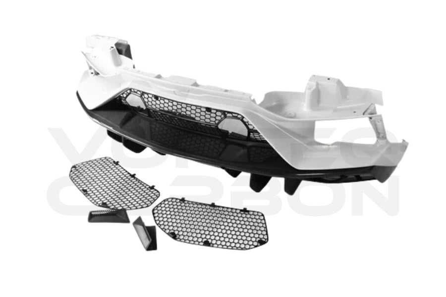 Lamborghini Aventador LP700 LP740 LP750 Coupe Roadster SVJ Style Part Dry Carbon Fiber Rear Bumper