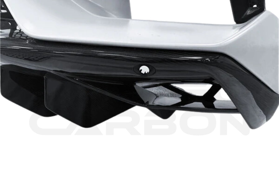 Lamborghini Aventador LP700 LP740 LP750 Coupe Roadster SVJ Style Part Dry Carbon Fiber Rear Bumper 5