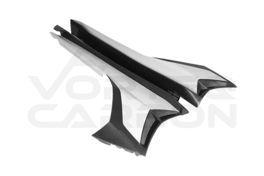 Lamborghini Aventador LP700 LP740 LP750 Coupe Roadster SVJ Style Part Dry Carbon Fiber Side Skirts