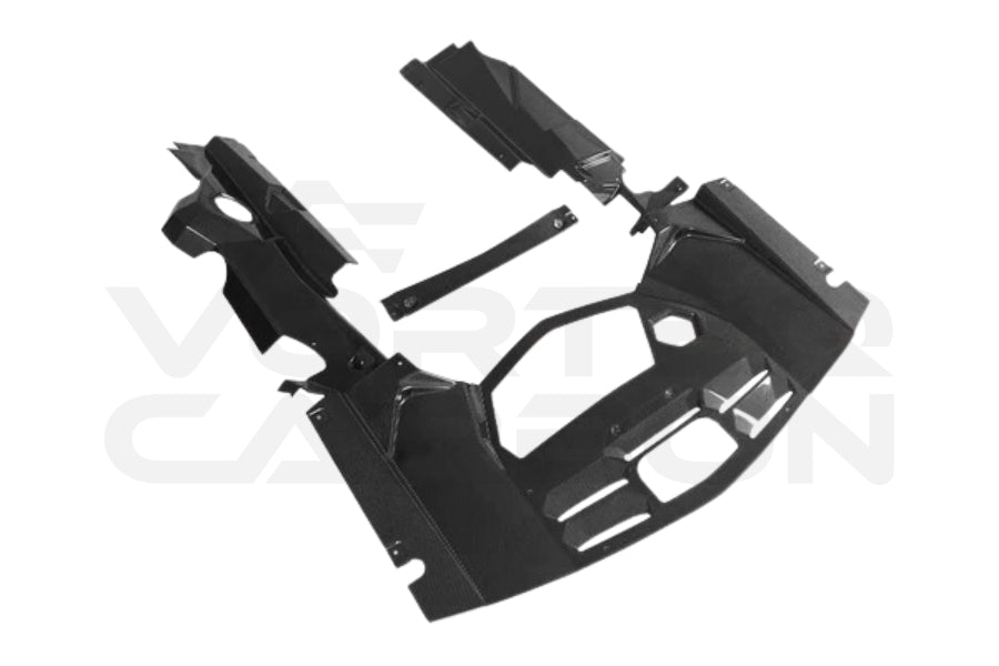 Lamborghini Aventador LP700 Roadster Carbon Fiber Engine Bay Panels Repalcement 3