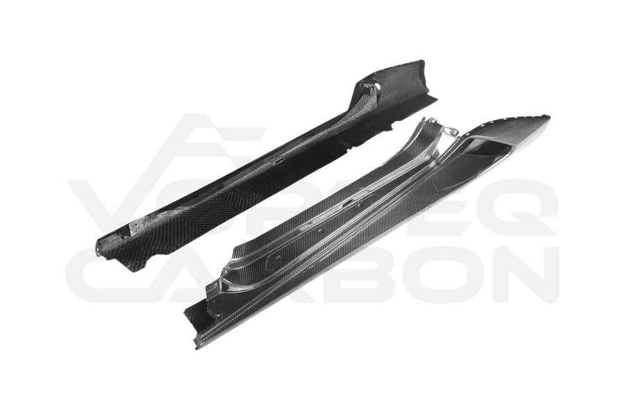 Lamborghini Huracan LP610 & LP580 & EVO & STO & Tecnica N Style Dry Carbon Fiber Side Skirts