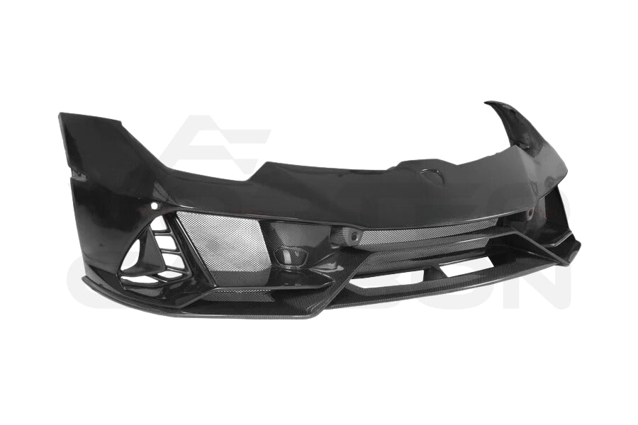 Lamborghini Huracan LP610 & LP580 & EVO & Tecnica EVO-4WD Style Partial Carbon Front Bumper