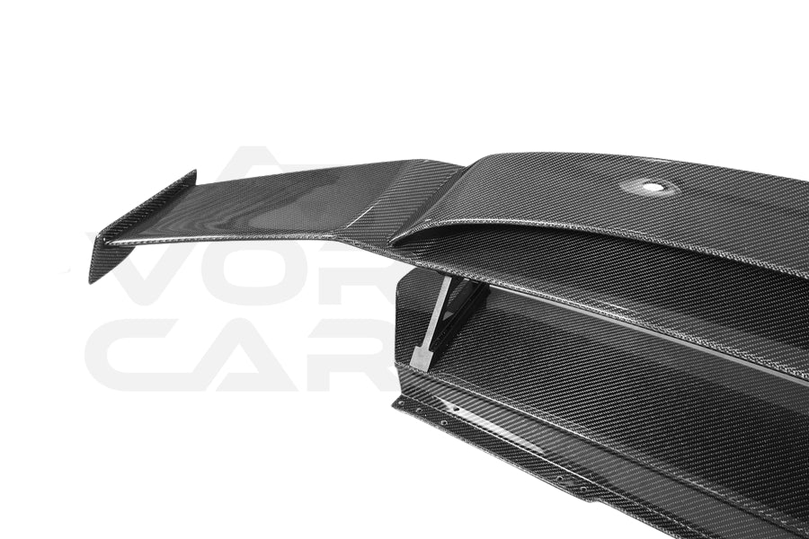 Lamborghini Huracan LP610 & LP580 & EVO & Tecnica MD Style Carbon Fiber Trunk Spoiler with Base