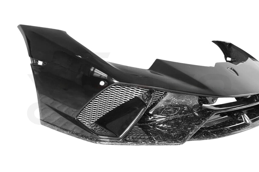 Lamborghini Huracan LP610 & LP580 & EVO & Tecnica Performante Style Partial Carbon Front Bumper