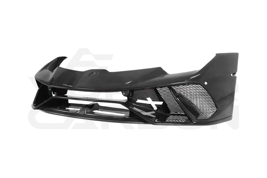 Lamborghini Huracan LP610 & LP580 & EVO & Tecnica Performante Style Partial Carbon Front Bumper