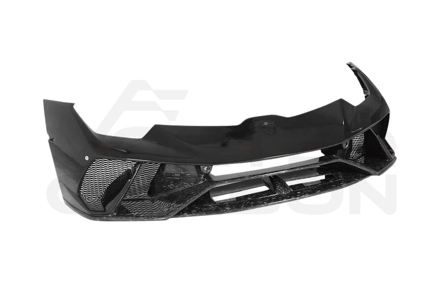Lamborghini Huracan LP610 & LP580 & EVO & Tecnica Performante Style Partial Carbon Front Bumper
