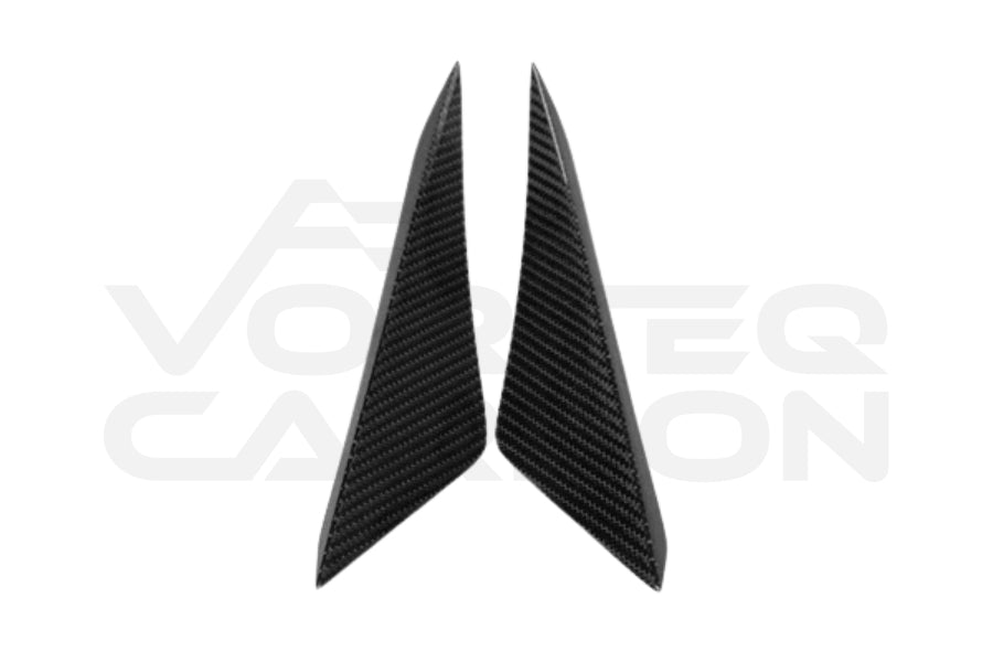 Lamborghini Huracan LP610 RZS Style Front Bumper Carbon Fiber Canard