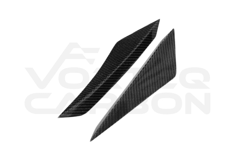Lamborghini Huracan LP610 RZS Style Front Bumper Carbon Fiber Canard