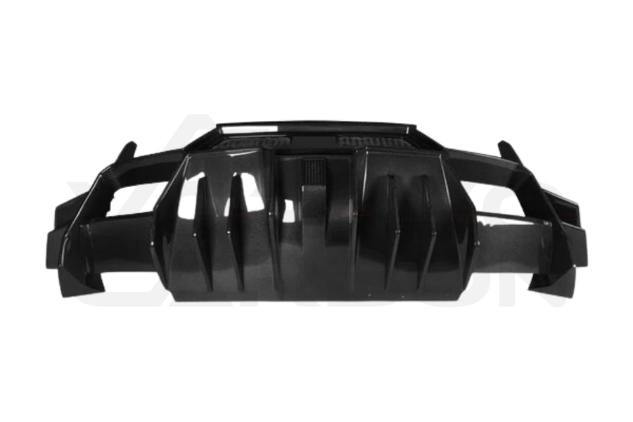 Partial Carbon Fiber BKSS Style Rear Bumper - Lamborghini Gallardo