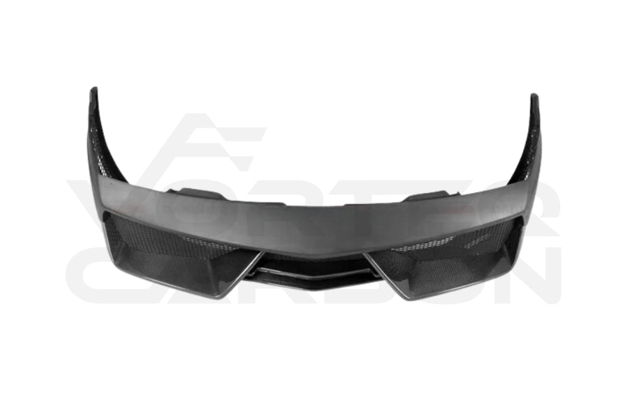 Partial Carbon Fiber LP570 Style Front Bumper - Lamborghini Gallardo
