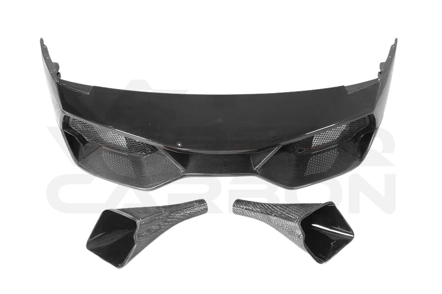 Partial Carbon Fiber SV Style Front Bumper With Vents - Lamborghini Murcielago