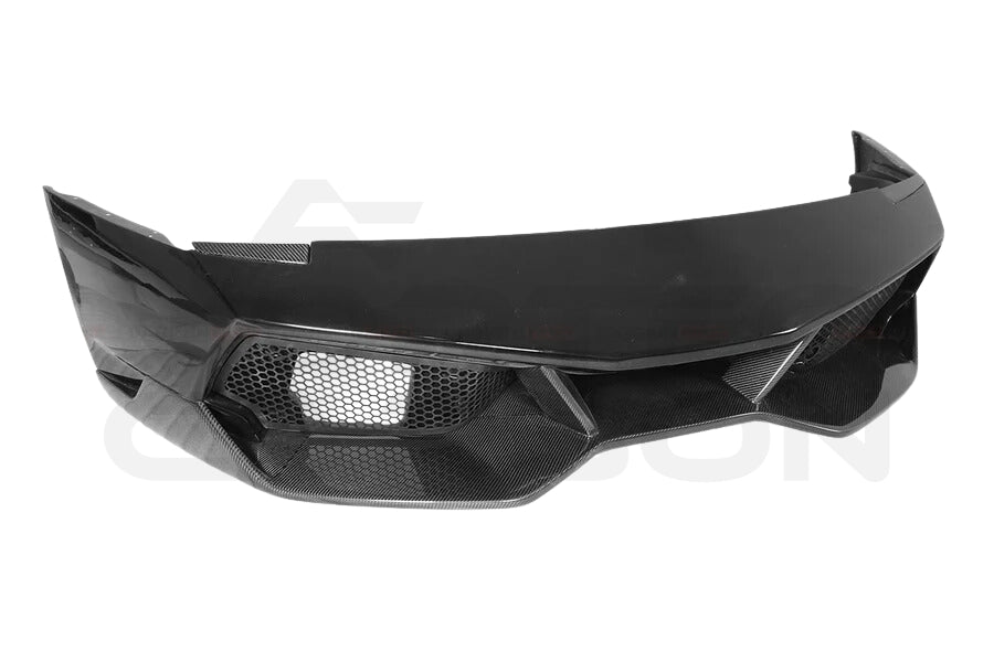 Partial Carbon Fiber SV Style Front Bumper With Vents - Lamborghini Murcielago