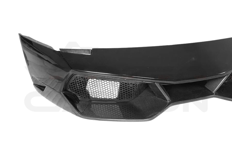 Partial Carbon Fiber SV Style Front Bumper With Vents - Lamborghini Murcielago