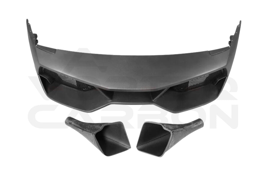 Partial Carbon Fiber SV Style Front Bumper With Vents - Lamborghini Murcielago