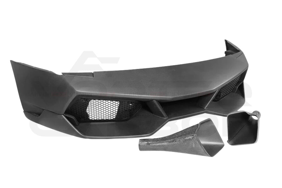 Partial Carbon Fiber SV Style Front Bumper With Vents - Lamborghini Murcielago