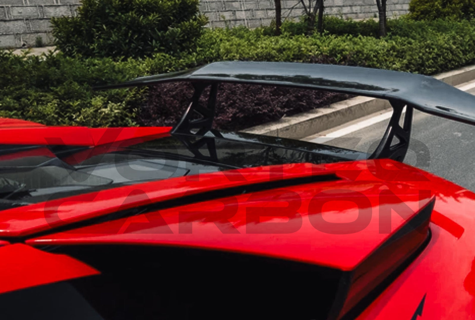 Partial Carbon Fiber SV Style Rear Bumper & Wing Lamborghini Murcielago (2001 2010) 2