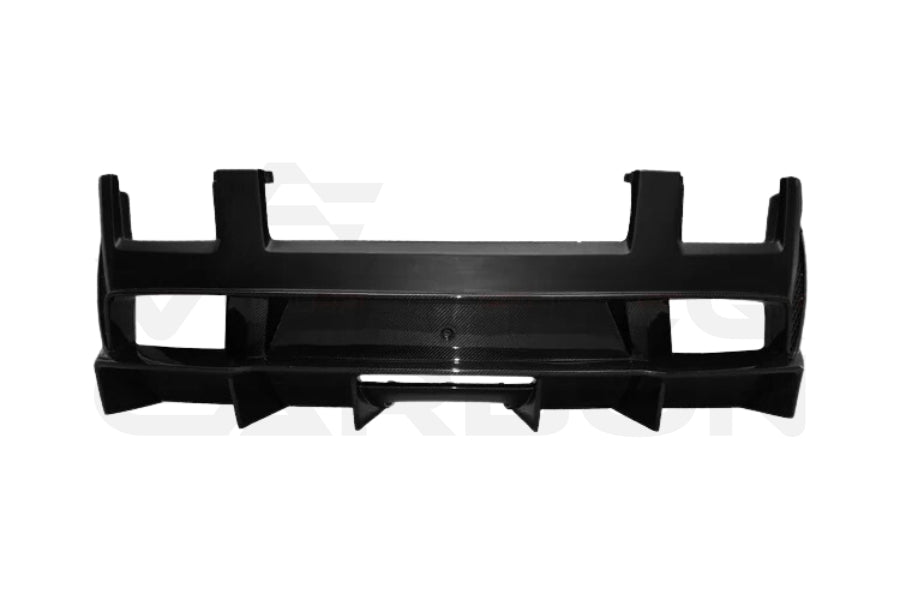 Partial Carbon Fiber VF Style Rear Bumper - Lamborghini Gallardo