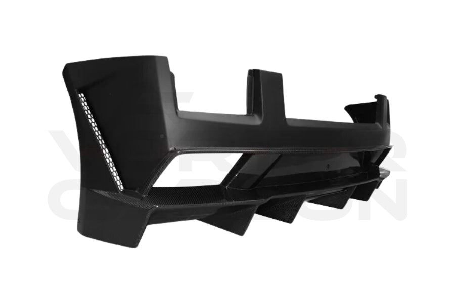 Partial Carbon Fiber VF Style Rear Bumper - Lamborghini Gallardo