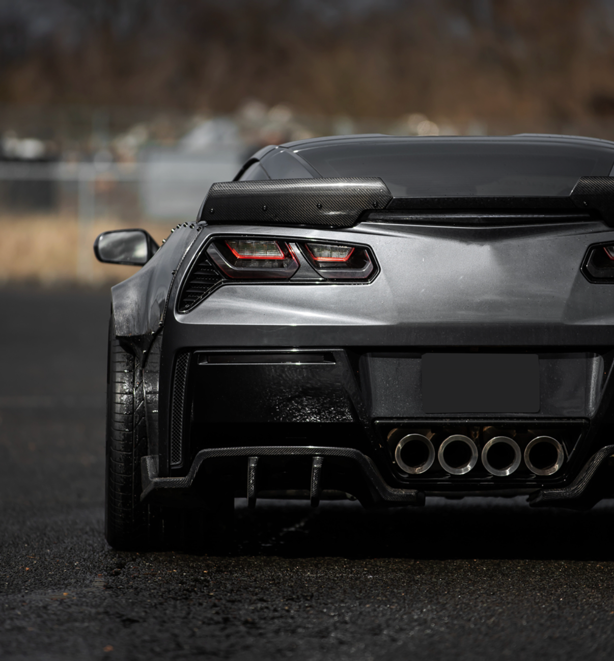 Carbon Fiber ROX Style Rear Diffuser - Chevrolet Corvette C7 (2013-2019)