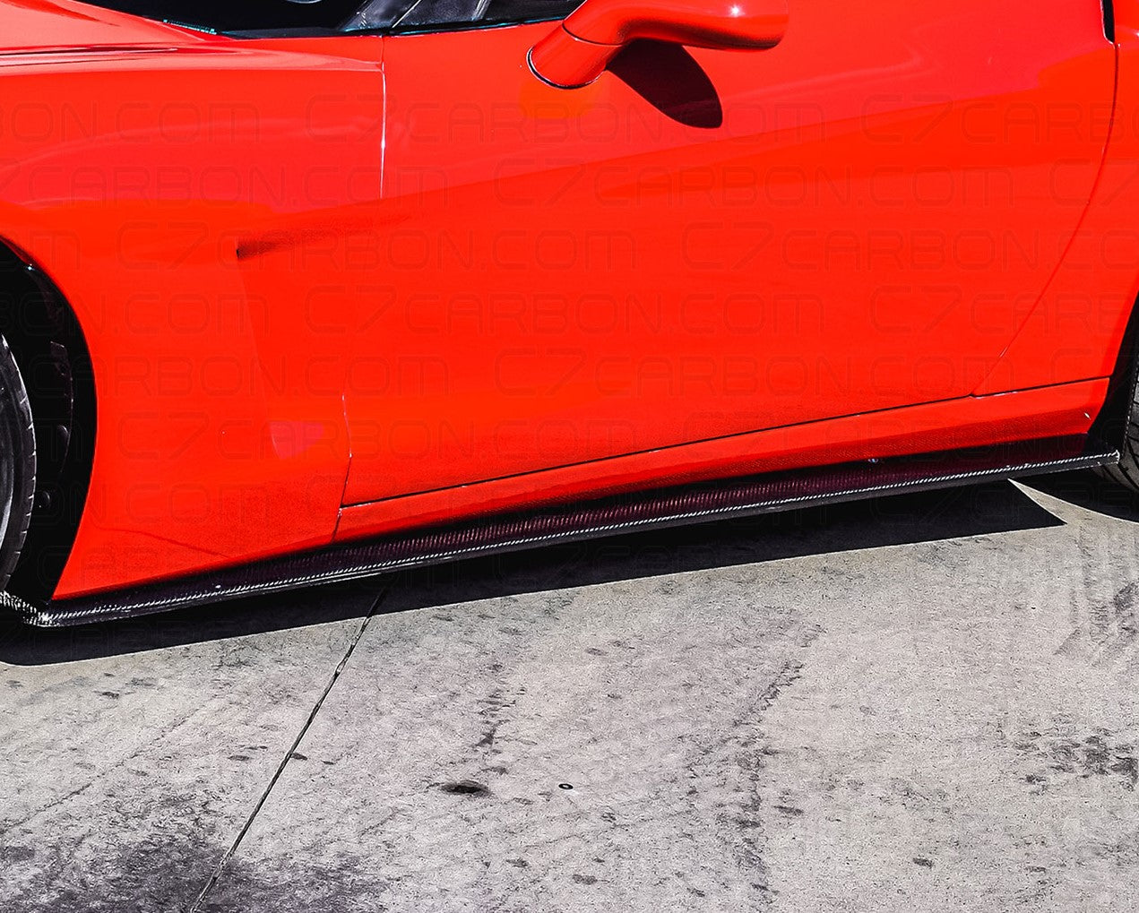 Carbon Fiber ZR1 Style Side Skirts - Chevrolet Corvette C6 (2005-2013)