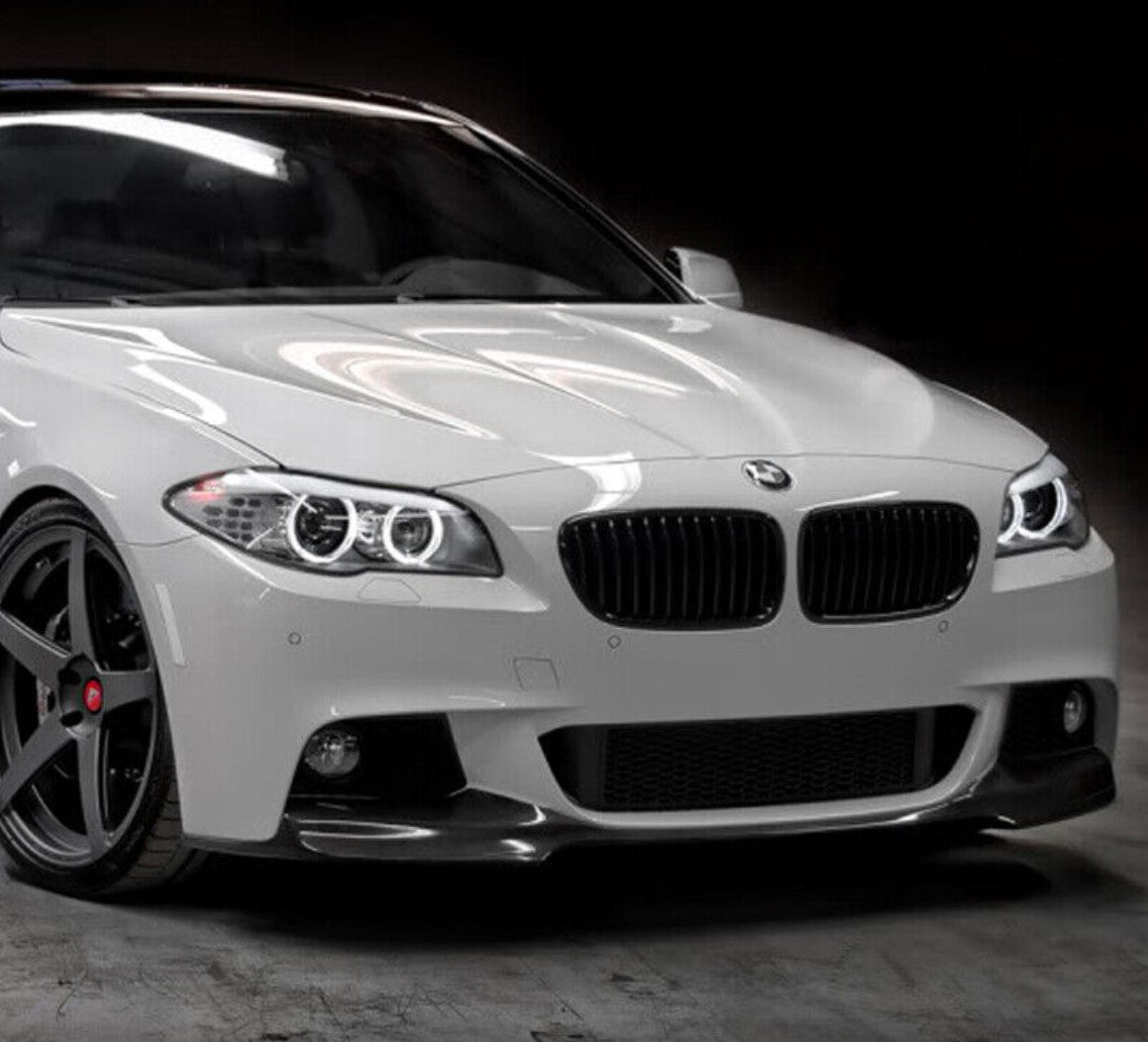Carbon Fiber V Style Front Lip - BMW 5 Series F10 (M-Sport)