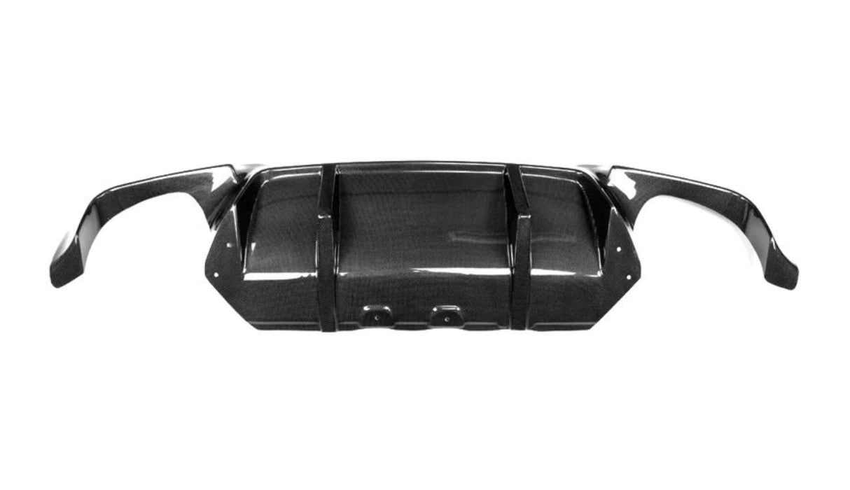 Carbon Fiber DTM Style Rear Diffuser (Quad Tips) - BMW 5 Series F10 (M-Sport)