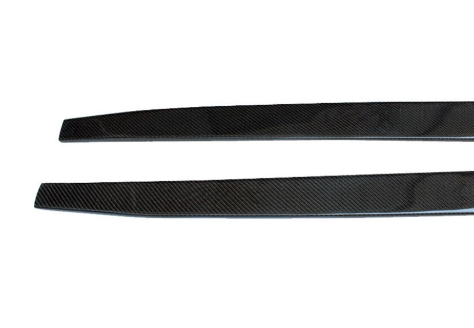 Carbon Fiber Side Skirt Extensions - BMW 5 Series F10 (M-Sport)