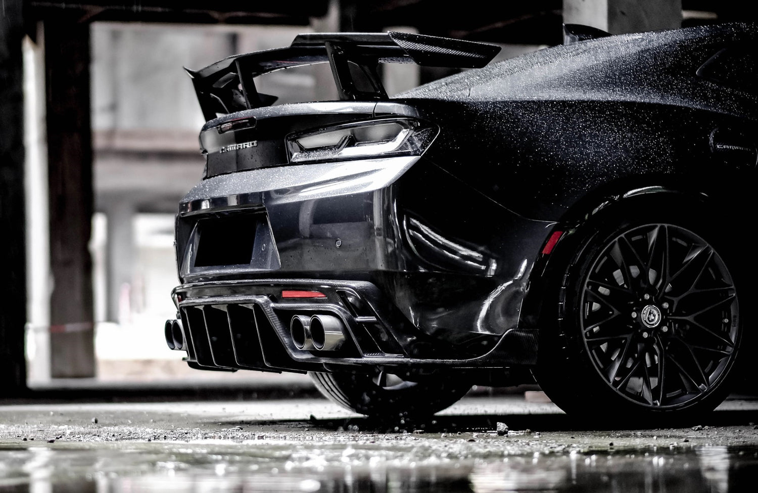 Carbon Fiber VV Style Rear Diffuser - Chevrolet Camaro (2019-2023)