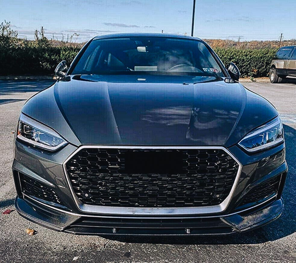 Carbon Fiber Front Lip - Audi A5 B9 S-Line (2017-2019)