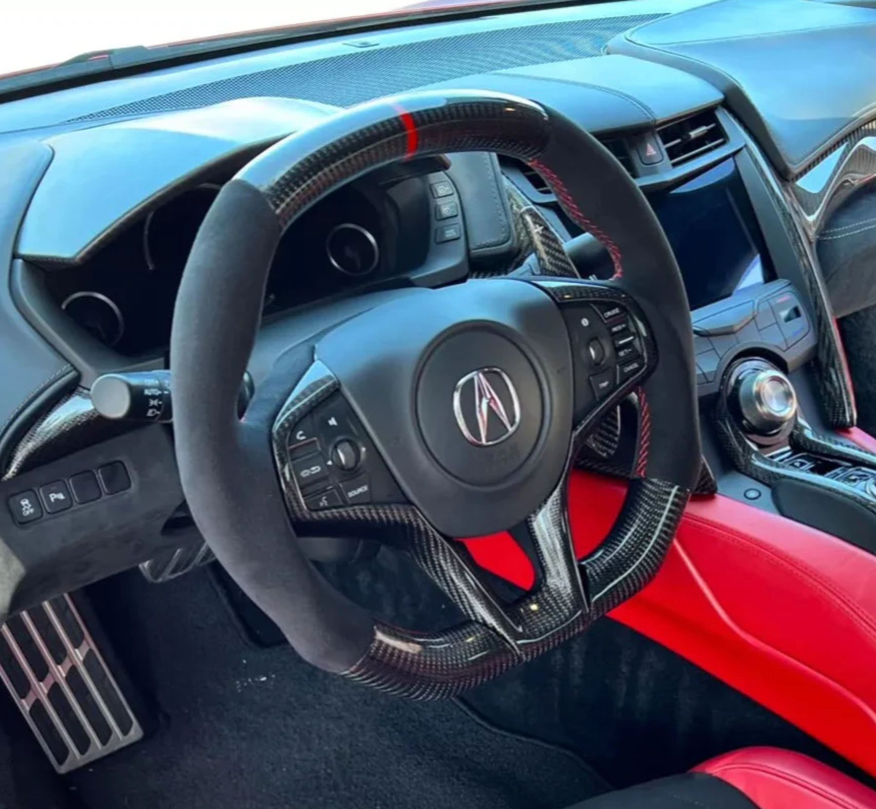 Fully Custom Carbon Fiber Steering Wheel - Honda Acura NSX (2017-2022)