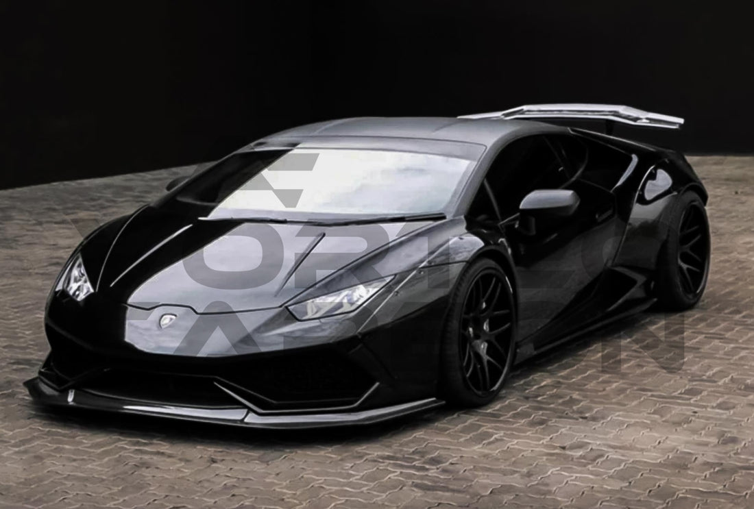 Unpainted FRP D Style Wide Fender Flares Set Lamborghini Huracan LP580 LP610 (2015 2020)