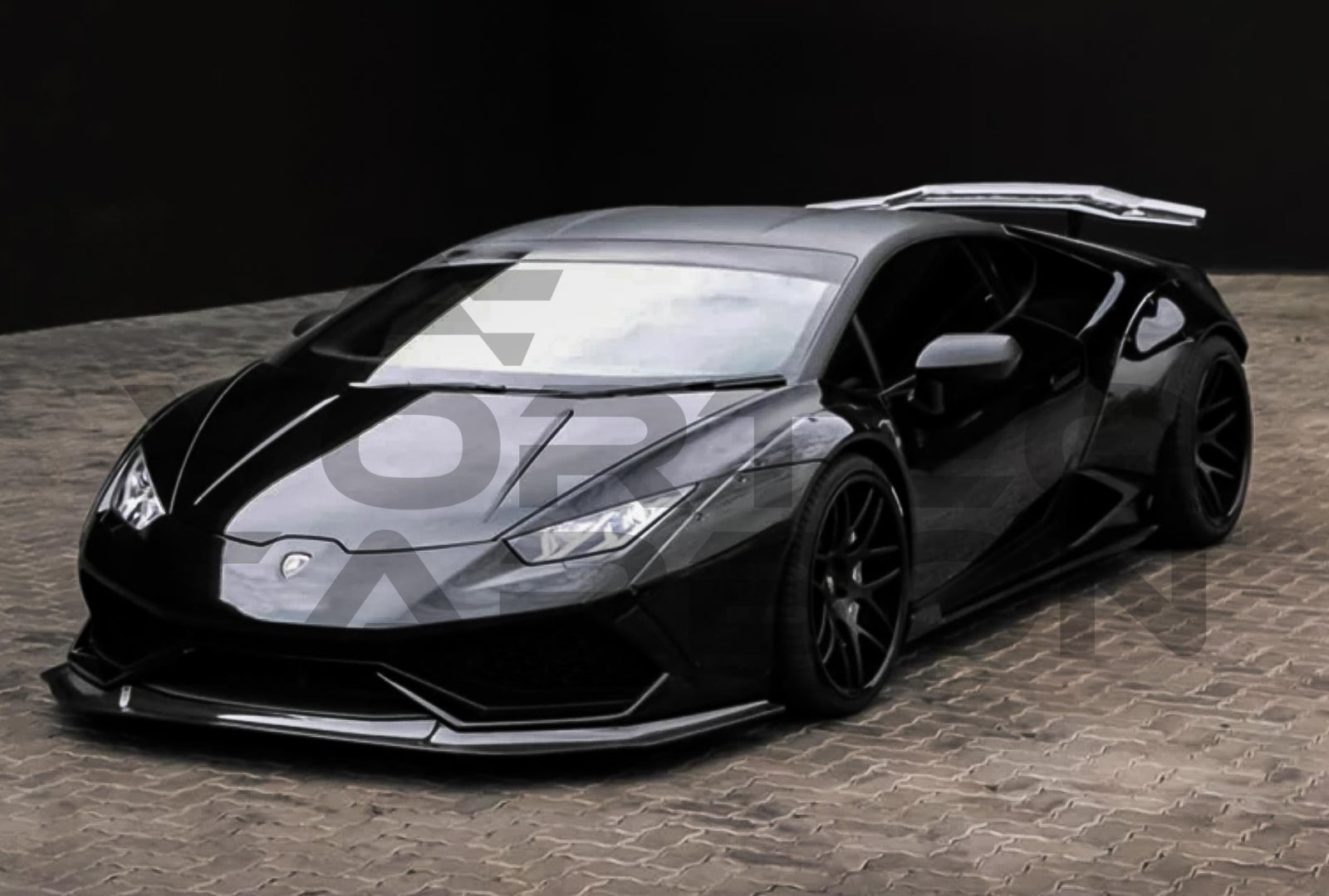 Unpainted FRP D Style Wide Fender Flares Set Lamborghini Huracan LP580 LP610 (2015 2020)