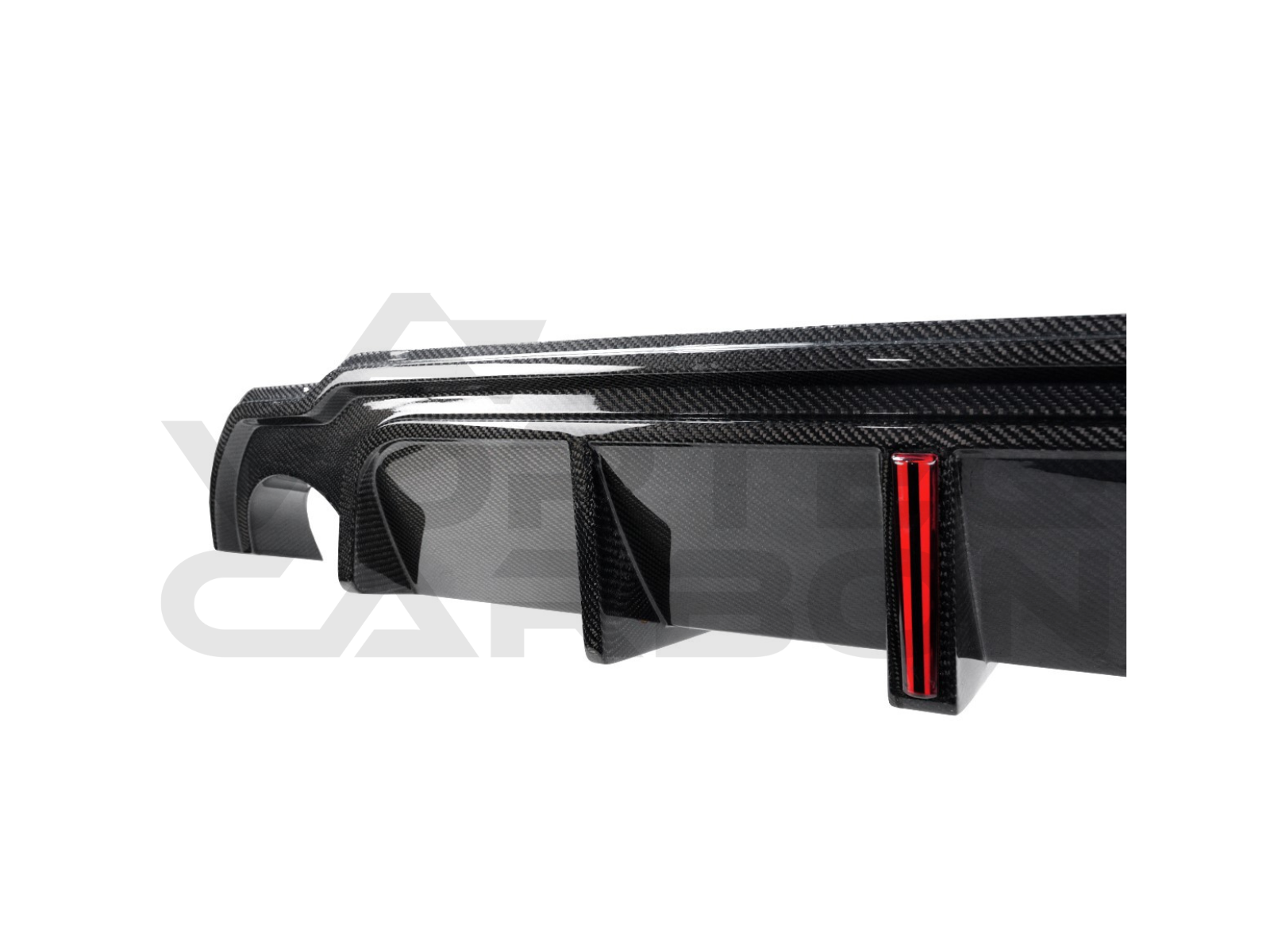 2014-2017 Infiniti Q50 Carbon Fiber Brake Light LED Rear Diffuser