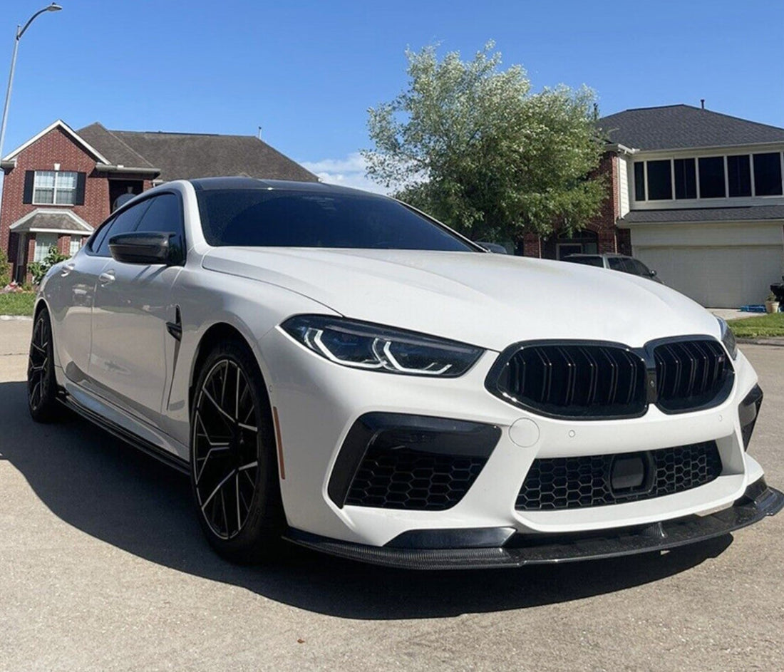 Carbon Fiber A Style Front Lip - BMW M8 Coupe / Gran Coupe / Convertible (F91 F92 F93)