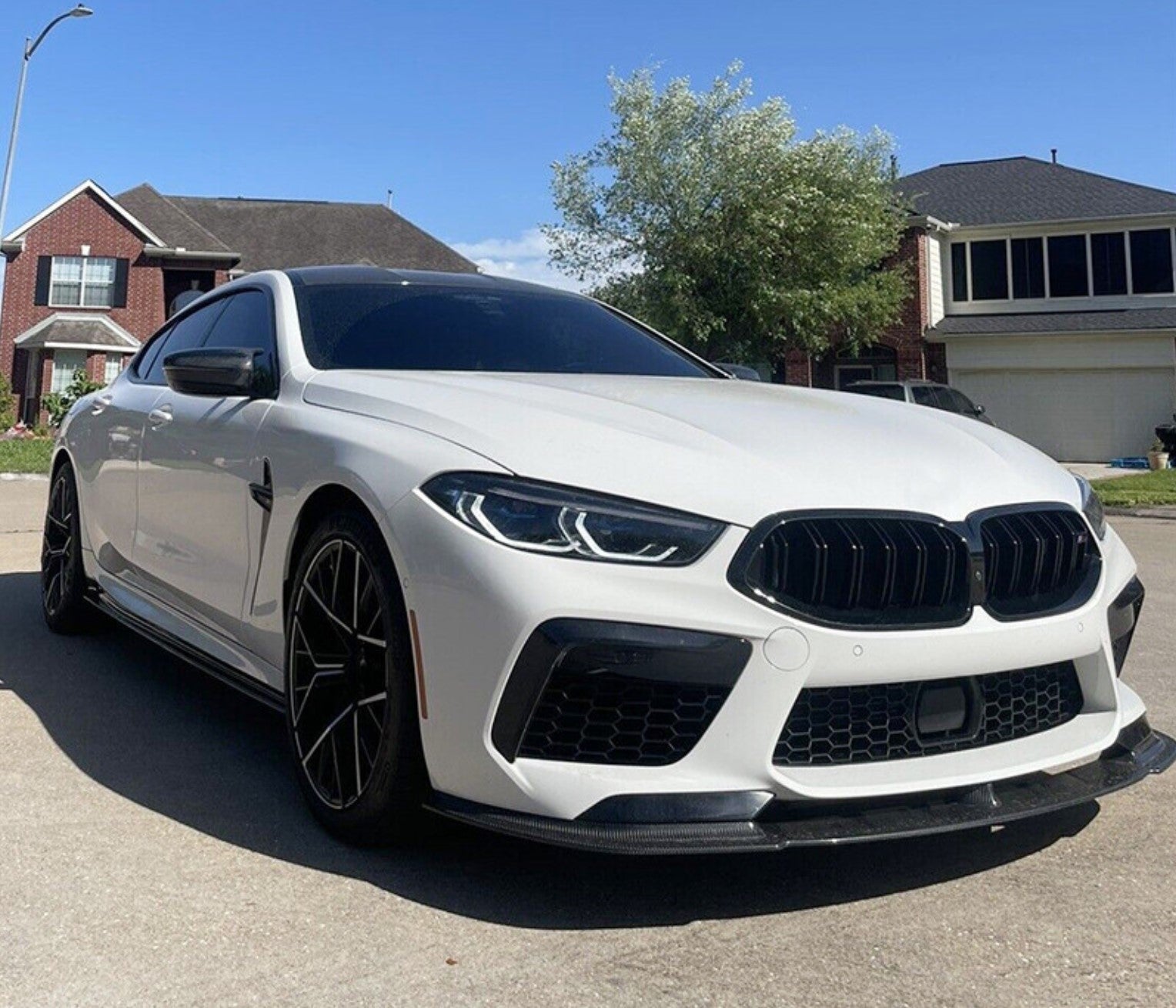 Carbon Fiber A Style Front Lip - BMW M8 Coupe / Gran Coupe / Convertible (F91 F92 F93)