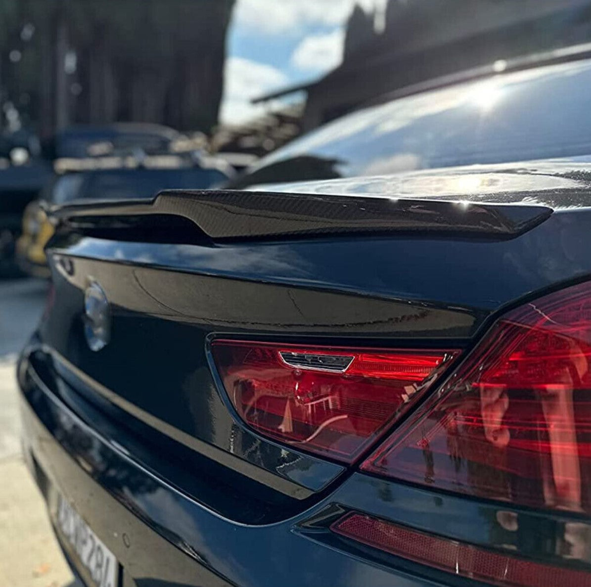 Carbon Fiber Trunk Spoiler PSM High Kick Style - BMW F06 F13 M6