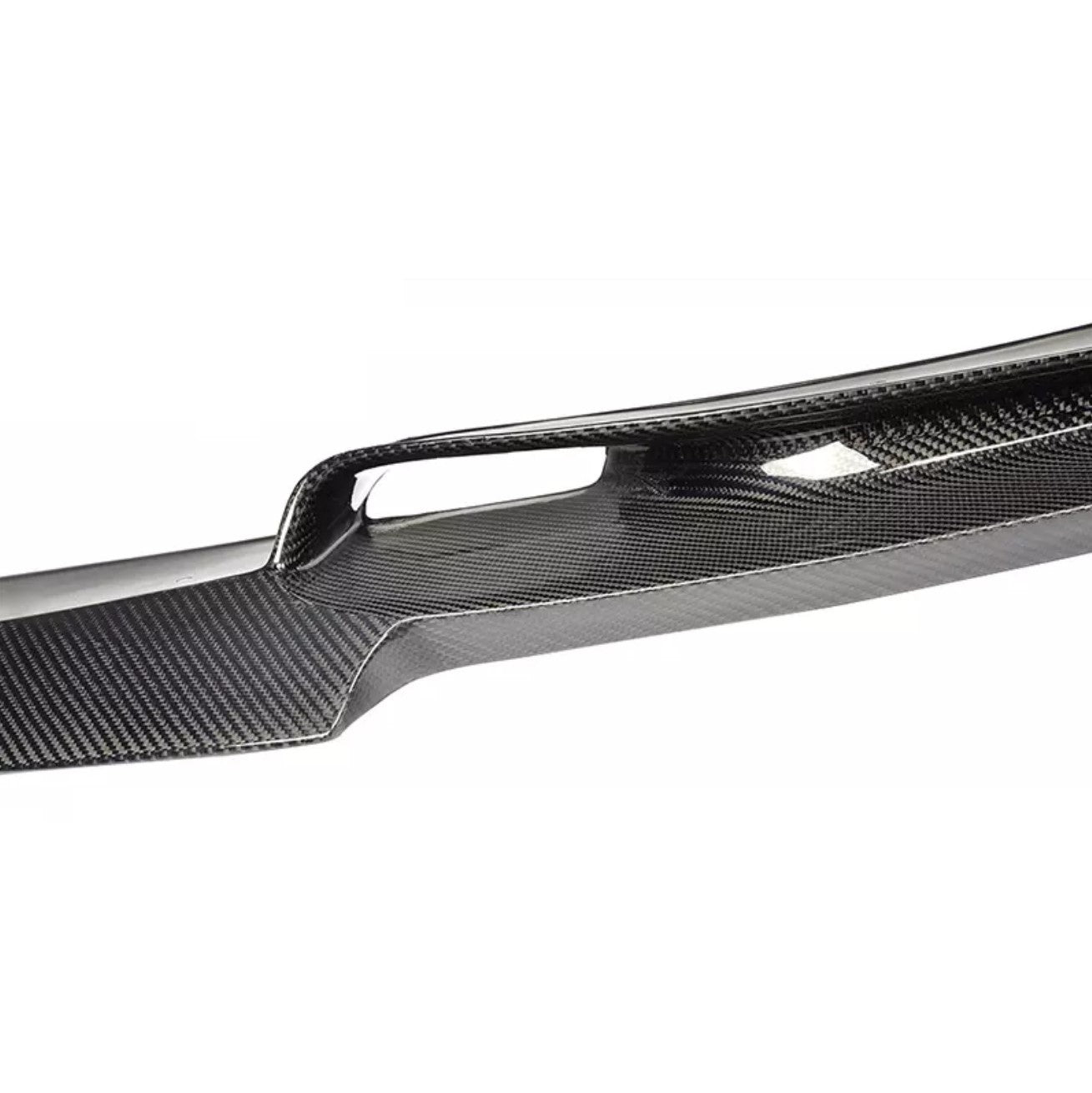 Carbon Fiber V Style Front Lip - BMW F06 M6 (2012-2017)