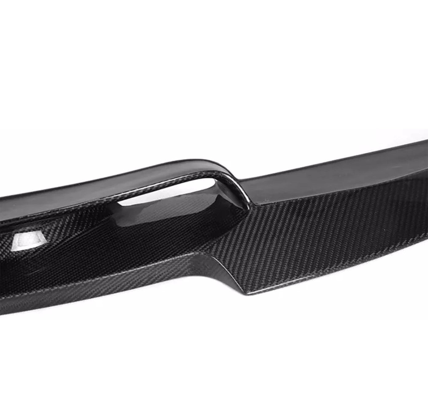 Carbon Fiber V Style Front Lip - BMW F06 M6 (2012-2017)