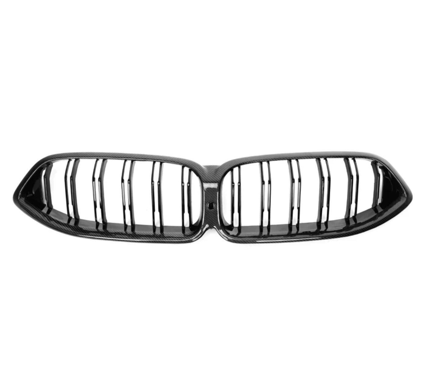 Carbon Fiber Dual Slat Front Kidney Grilles - BMW 8 Series M8 Coupe / Gran Coupe / Convertible / Sedan (F91 F92 F93 G14 G15 G16)