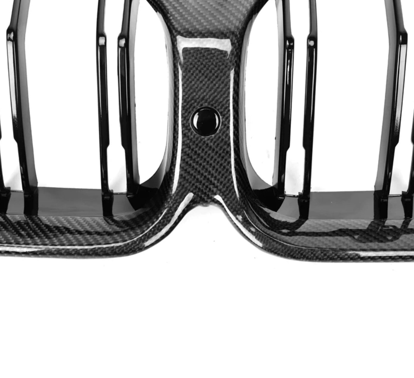 Carbon Fiber Dual Slat Front Kidney Grilles - BMW 8 Series M8 Coupe / Gran Coupe / Convertible / Sedan (F91 F92 F93 G14 G15 G16)