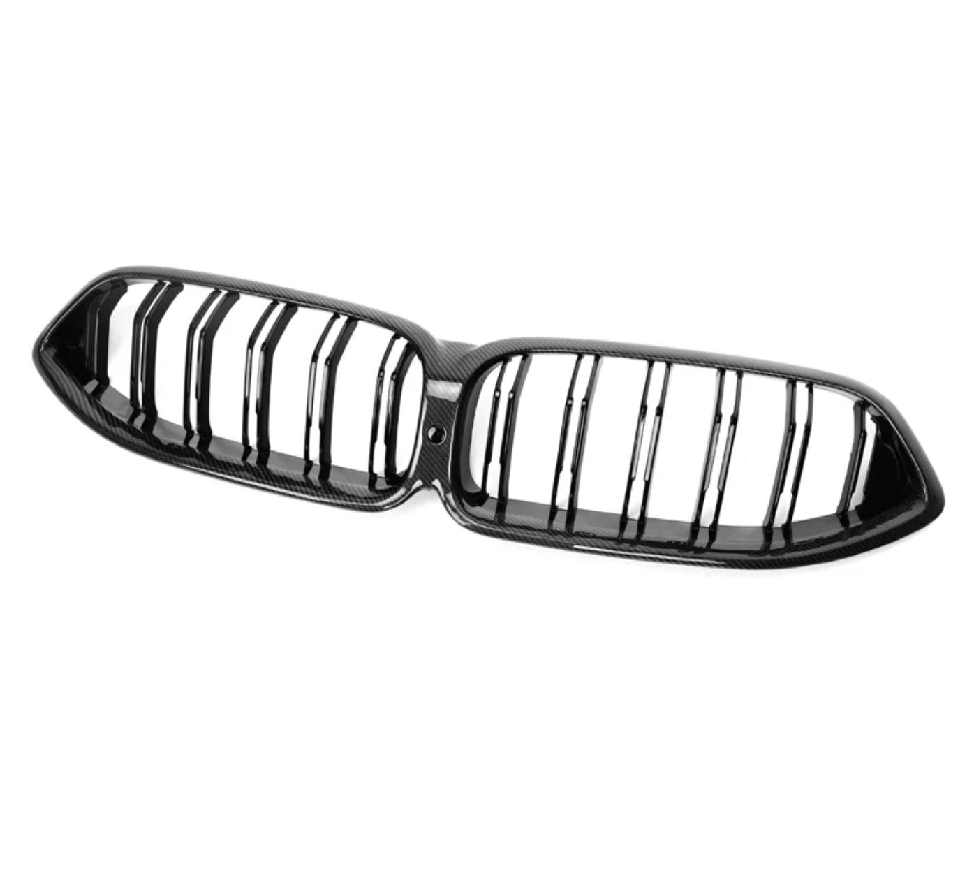 Carbon Fiber Dual Slat Front Kidney Grilles - BMW 8 Series M8 Coupe / Gran Coupe / Convertible / Sedan (F91 F92 F93 G14 G15 G16)